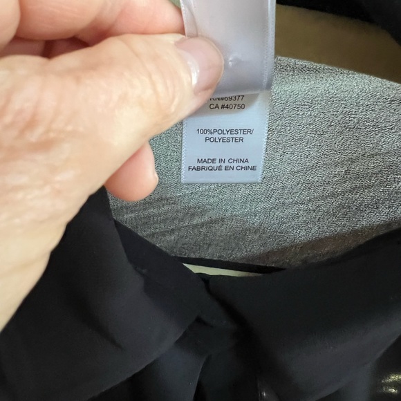 Marla Wynne Sz S sheer BLACK button shirt top Layers HSN - Picture 8 of 11